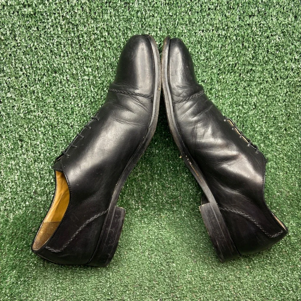 Oliver Sweeney Blake Stitched Leather Cap Toe Oxford Dress Shoe Black Mens Sz 11